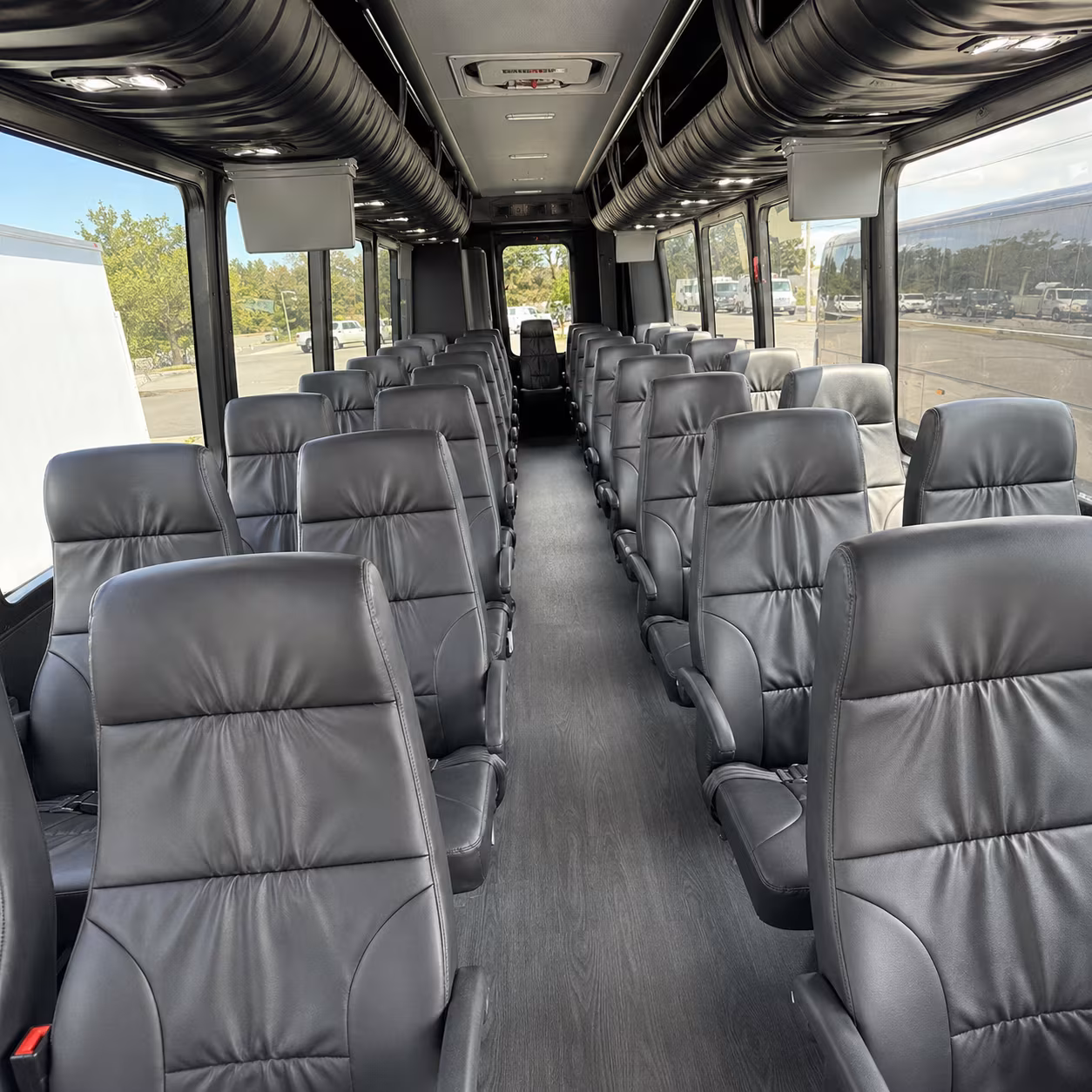 25 passenger minibus interior