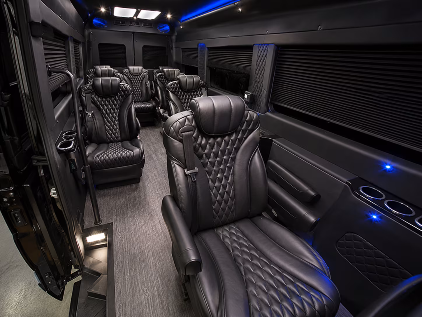 upland airport transportation onboard seating