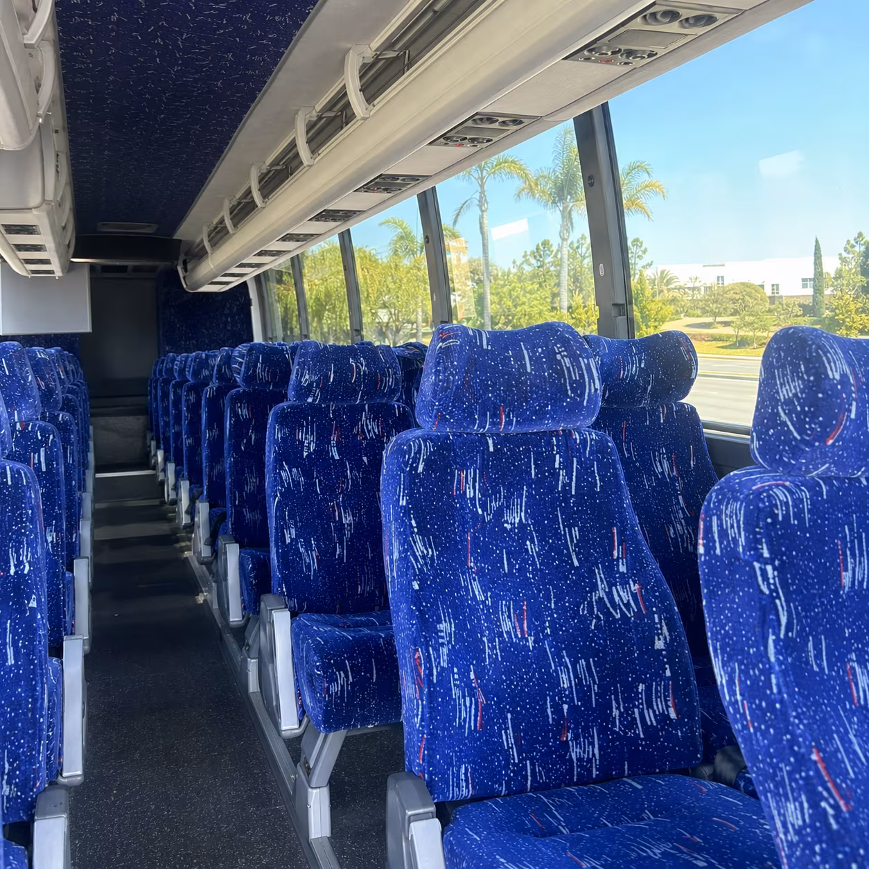 upland corporate event transportation onboard seating