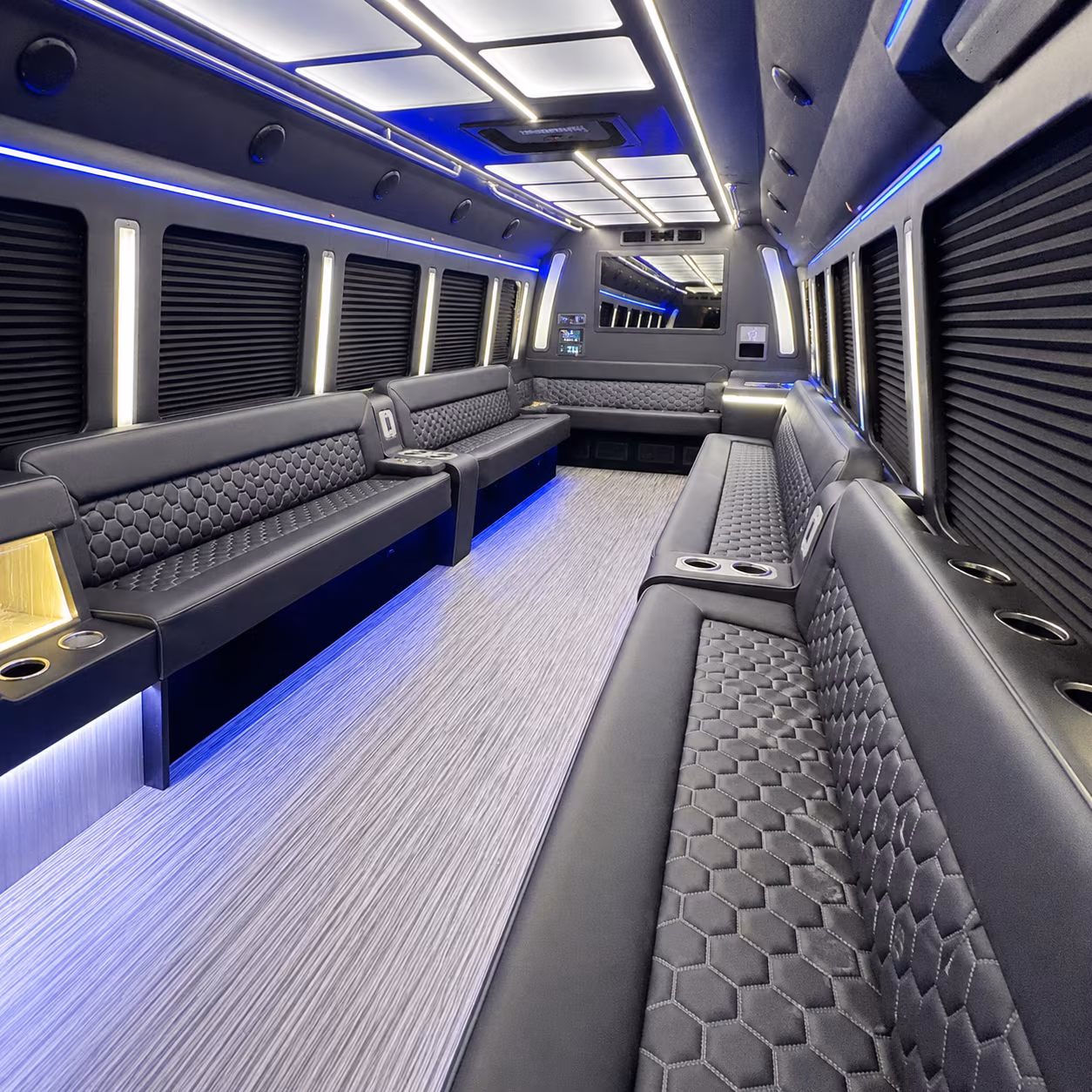 upland party bus rentals inside
